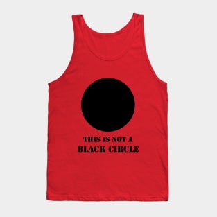 Black Circle Tank Top